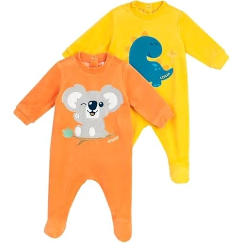 Oferta limitada: Chicco, Set 2 Peleles Bebé Niño y Niña de Chenilla, Ropa Bebé Niño y Niña, Designed in Italy de 34.99 € a 26.33 € (ahorro 25%)
