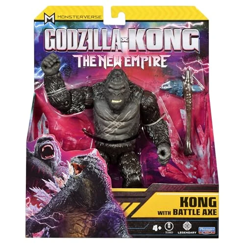 Oferta ograniczona: MonsterVerse Godzilla x Kong: Nowe Imperium, 15 cm duża figurka akcji kongu, kultowa kolekcjonerska figurka filmowa, odpowiednia dla dzieci od 4 lat z 85.04 PLN na 85.04 PLN (zniżka 0%)