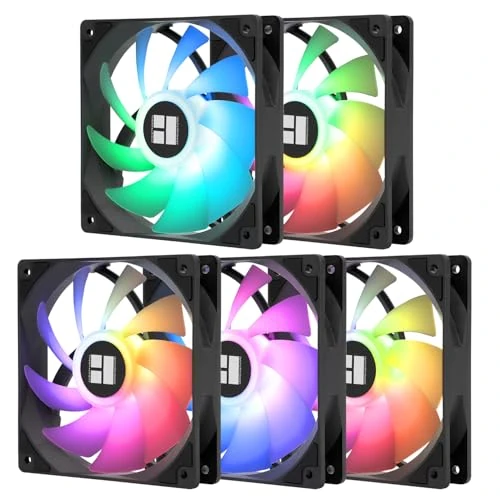 期間限定オファー: TR TL-C12C-S X5 CPU冷却ファンケース冷却ファン、コンピュータPWMファン、5V-3PINアドレス可能なARGBファン、12cm PCクーラーPWMファン、5ファンパックファン、ブラックARGB Ice CPUファン(TL-C12C-S X5)。 通常価格 20.14 JPY セール価格 17.96 JPY (割引 11%)