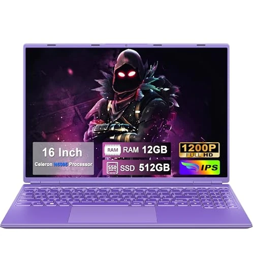 Offerta a tempo: PC Portatile 16 Pollici Laptop Notebook Celeron N5095 (fino a 2.9Ghz) - 70% da 999.00 € a 299.99 €