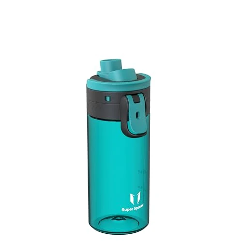 Super Sparrow Trinkflasche Kinder - Tritan Wasserflasche - 500ml - BPA-frei - Ideale Sportflasche - Ein-Klick Schnellfluss TouchGulp Trinkflaschen - Leicht, Nachhaltig