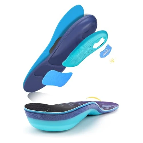 Offerta a tempo: PCSsole Solette Ortopediche per Donna e Uomo, Plantari per Fascite Plantare, Piede Piatto, Tallonite, Spina Calcaneare e Cuscinetti Metatarsali - 46% da 26.99 € a 14.68 €