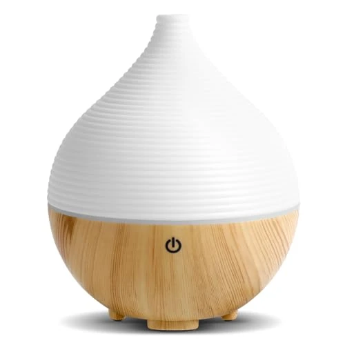 Offerta a tempo: AiQInu Diffusore di Oli Essenziali, 160ml Diffusore di Aromi Umidificatore Ambiente Con LED a 7 colori, Ultrasuoni Aromaterapia Diffusore,Spegnimento automatico,Senza BPA - 0.00% da 16.99 € a 16.99 €