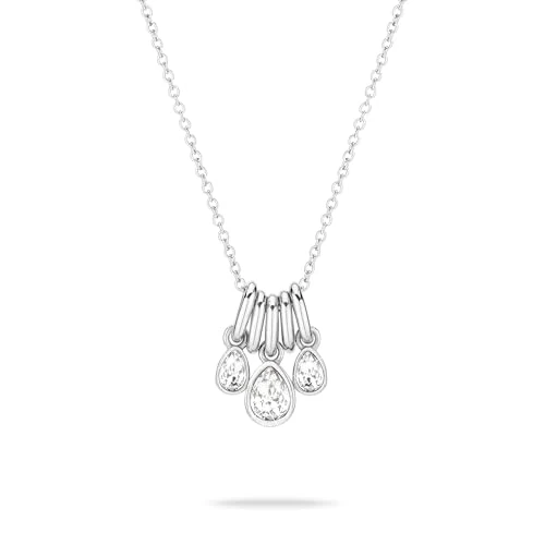 Oferta limitada: Echtzeit collar Like Diamonds - 45 cm, oro, plata o oro rosa - acero inoxidable con 14 quilates dorado - ajustable cadena con circonia - tropfenförmige colgante - wasserfest & hautfreundlich de 49.95 € a 49.95 € (ahorro 0.00%)