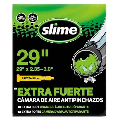 Offerta a tempo: Slime 30101 Camera d'Aria per Biciclette con Gel Antiforatura Slime, Autoriparante, Prevenzione e Riparazione, Valvola Presta, 29" x 2.35-3.0" - 0.00% da 21.07 € a 21.07 €