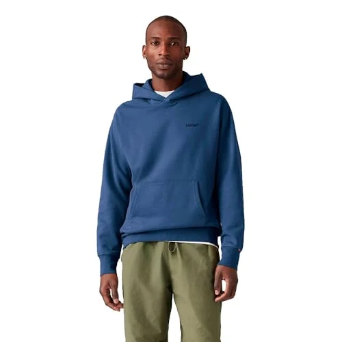 Levi's Hombre Sudadera con Capucha Authentic Sargasso Sea Garment Dye F Sargasso Sea Blue M