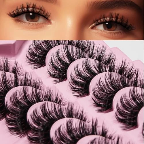 Offerta a tempo: AKARABEAUTYLASHES Ciglia Finte Naturali 7 Paia Russian Volume Ciglia Strip Artificiale(Russian-R04) - 33% da 7.99 € a 5.39 €