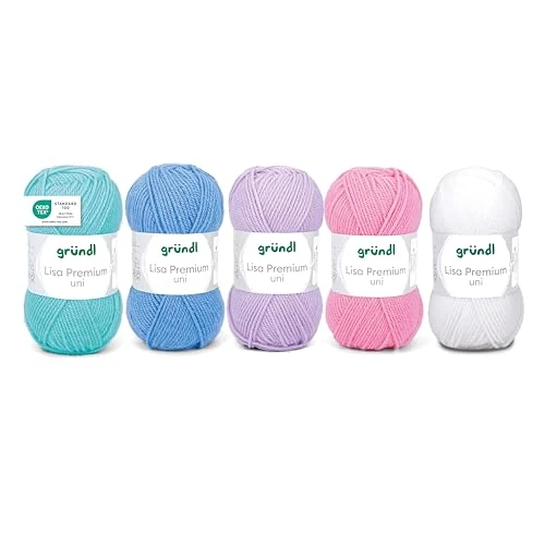 Offerta a tempo: Gründl Lisa Premium Uni 5 x 50 g, Mix Pastello - 0.00% da 9.99 € a 9.99 €