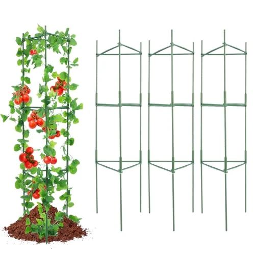 Offerta a tempo: VEVOR Gabbie per Pomodori da Giardino 6 Pacchetti, Supporto per Pomodori 121,92cm, Gabbia Sostegno per Piante Alte Impilabile, per Aiuole Rialzate, Verdure, Fiori Piante Rampicanti da Giardino Orto - 37% da 32.90 € a 20.67 €