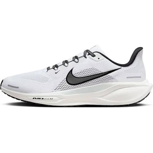 Oferta ograniczona: Nike Air Zoom Pegasus 41 męskie buty do biegania, White Black Pure Platinum Summit White, 45 EU z 425.89 PLN na 425.89 PLN (zniżka 0%)
