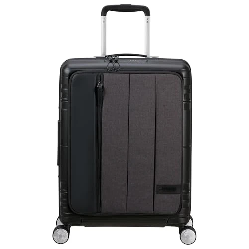 Limited-time offer: American Tourister Hello Cabin - Spinner S, Expandable Hand Luggage, 55 cm, 39/45 L, Gray (Grey Melange) from 75.82 £ to 60.98 £ (save 20%)