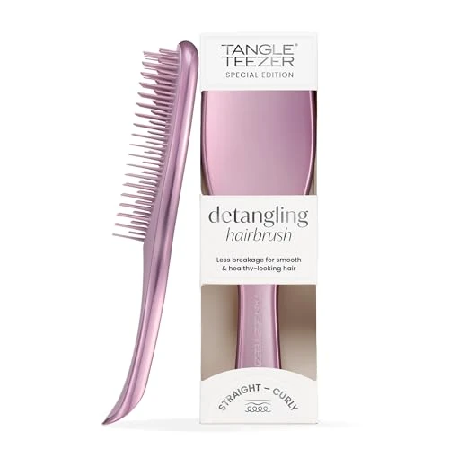 Limitiertes Angebot: Tangle Teezer Ultimate Detangler Haarbürste – Nasses & Trockenes Haar – Entwirrungsbürste für Alle Haartypen – Zweistufige Borsten Reduzieren Haarbruch & Knoten – Mauve Kupfer mit Chrom-Finish von 20.00 EUR auf 14.00 EUR (Spare 30%)