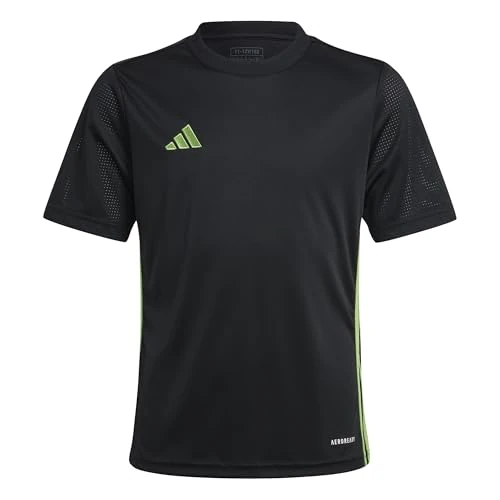 Oferta limitada: adidas Unisex niños Tabela 23 Jersey Youth Shirt, Black/Semi Lucid Lime, 11-12 Years de 18.00 € a 13.94 € (ahorro 23%)