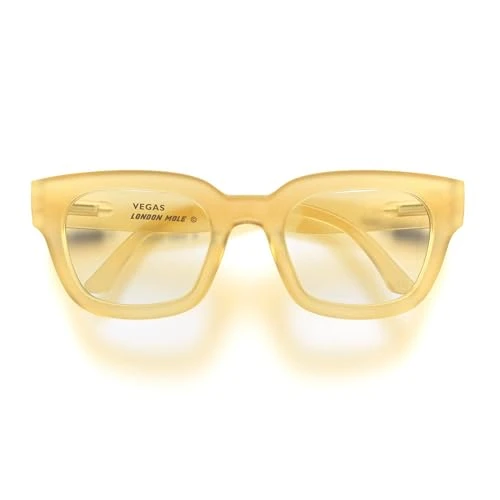 Oferta limitada: LONDON MOLE® Vegas gafas de lectura grandes y grandes | Marco cuadrado moderno y grande y audaz | Lectores de estilo statement para hombres y mujeres de 24.99 € a 14.24 € (ahorro 43%)