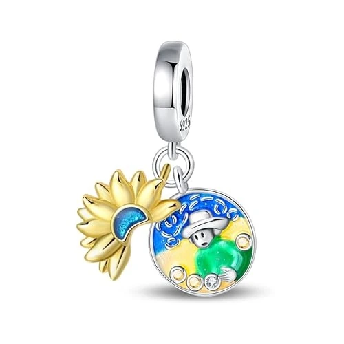 Limitiertes Angebot: QIKAOLA S925 Sterling Silber Charm Anhänger für Armband Charms Beads passend für Pandora Armband&Halskette von 6.99 EUR auf 6.99 EUR (Spare 0%)