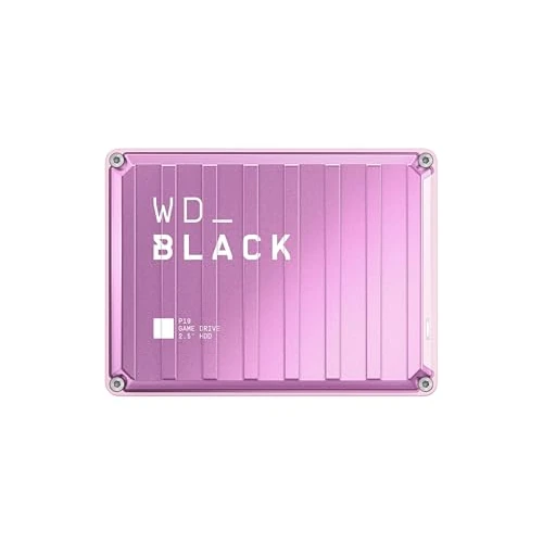 WD_BLACK P10 4TB Hard Disk Esterno Portatile, Game Drive, Compatibile con Playstation, Xbox, PC e Mac, Salva fino a 150 giochi, Un abbonamento di un mese a Discord NITRO, PINK