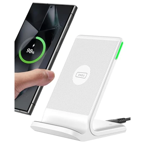 Tijdelijke aanbieding: INIU Draadloze oplader voor inductie, [wit, 15 W] Qi-gecertificeerd, draadloos, snel opladen voor iPhone 16 15 14 13 12 11 Pro Max, Samsung Galaxy Google enz van 18.29 EUR naar 18.29 EUR (korting 0%)