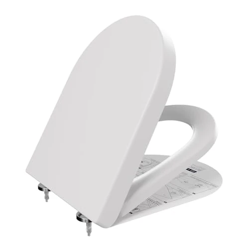 Offerta a tempo: ANYCEE Copriwater con abbassamento automatico, sedile WC in Duroplast — 20% da 62,99 € a 50,39 €