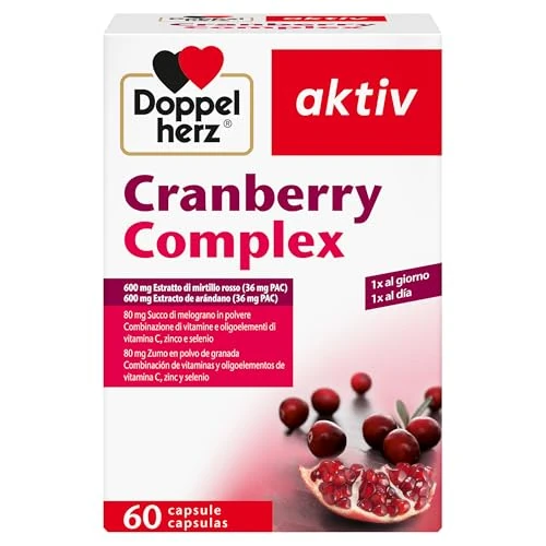 Offerta a tempo: Doppelherz aktiv Cranberry Complex, Integratore Alimentare, 60 Capsule - 28% da 15.95 € a 11.49 €
