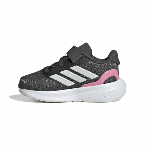 Offerta a tempo: Adidas Unisex - Bimbi 0-24 RUNFALCON 5 Shoes Infants, Grey Six/Crystal White/Bliss Pink, 23 EU - 43% da 35.00 € a 20.03 €