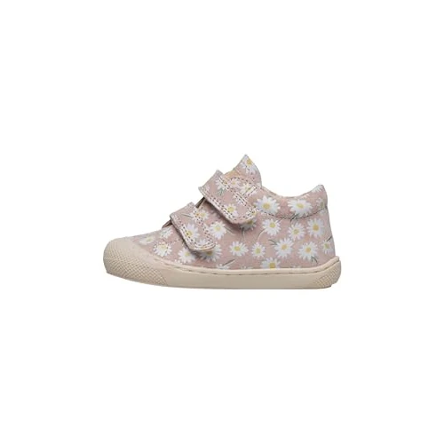 Offerta a tempo: Naturino Scarpe Primi Passi in Suede con Stampa Margherite, Rosa 22 - 5% da 51.54 € a 48.96 €