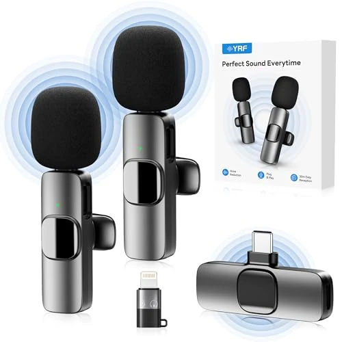 YRF Kabelloses Lavalier-Mikrofon