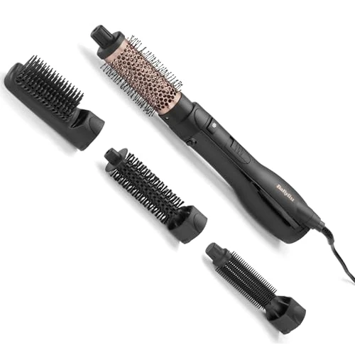 Offre limitée : BaByliss - Brosse soufflante Smooth Finish 1200 Multistyle 4-en-1, Accessoires Volume, Brushing et Lissage, 3 températures, fonction ionique, AS122E de 34.94 EUR à 26.90 EUR (remise 23%)