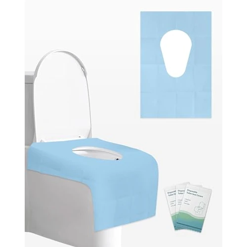 Beperkte aanbieding: ARSUFQ 50 stuks wegwerp-wc-bril, wegwerp-wc-bril en wegwerp-wc-bril voor volwassenen, reis-wc-brilhoes, zak-toiletbril, waterdicht, individuele tas van 15.99 EUR naar 15.99 EUR (besparing 0%)