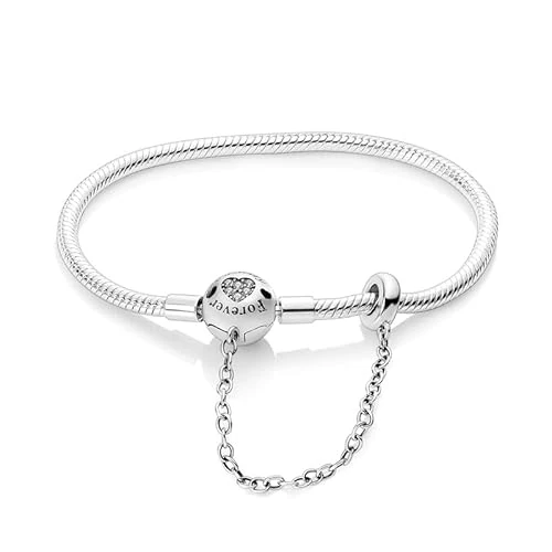 Oferta limitada: KUNSIR Joyería Pulsera de Mujer plata 925 Compatible con Abalorios, Serpiente Pulsera Compatible con Pandora Abalorios,Los Mejores Regalos para Chicas de 19.99 € a 8.99 € (ahorro 55%)
