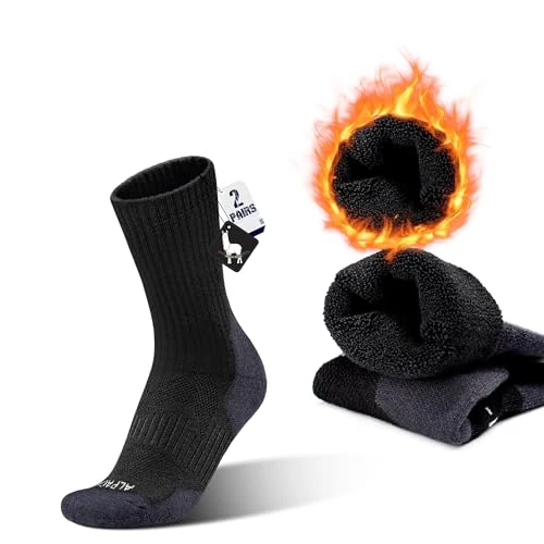 Offre limitee: ineepor Chaussettes Chaudes en Alpaga Femme Homme Chaussettes Thermiques Hiver Laine Respirantes pour Running Sport Randonnée Ski 35-51 2 Paires de 25.99 EUR a 16.99 EUR (economie 35%)