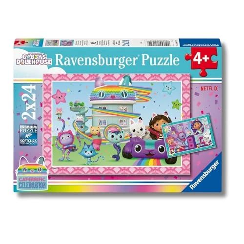 Oferta limitowana: Kinderpuzzle 2x24 Teile - Gabby's Dollhouse - Bereit zu feiern! z 35.54 zł na 35.54 zł (oszczędź 0.00%)