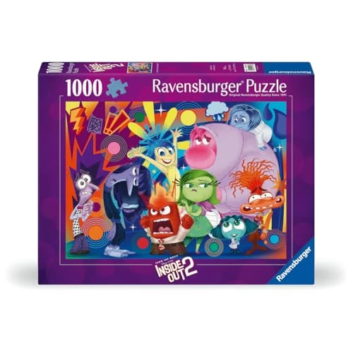 Ravensburger - Puzzle 1000 Piezas Inside out 2 | Puzzle Adultos | para Toda La Familia | 70x50 Cm | Rompecabezas Adultos | Regalo Dia del Padre