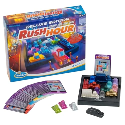 Oferta limitada: ThinkFun - Rush Hour® Deluxe, Juegos niños 8 años, Resuelve retos con lógica de 29.99 € a 23.39 € (ahorro 22%)
