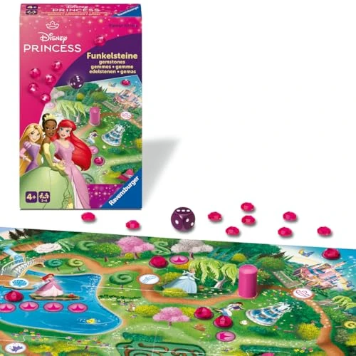 Tijdelijke aanbieding: Disney Princess: Funkelsteine - Reisespiel ab 4 Jahre van 11.26 € naar 11.26 € (0.00% korting)