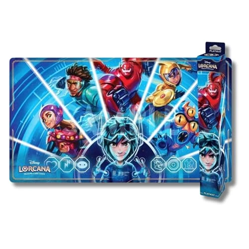 Offerta a tempo: Ravensburger - Disney Lorcana TCG: Set 7 Big Hero 6 | Tappetino Mtg Per Carte Con Dimensioni 61 X 34,3 Cm | Disney Lorcana Con Un Design Unico | Playmat Mtg Per Giochi Da Tavolo Di Qualità - 50% da 19.99 € a 10.00 €