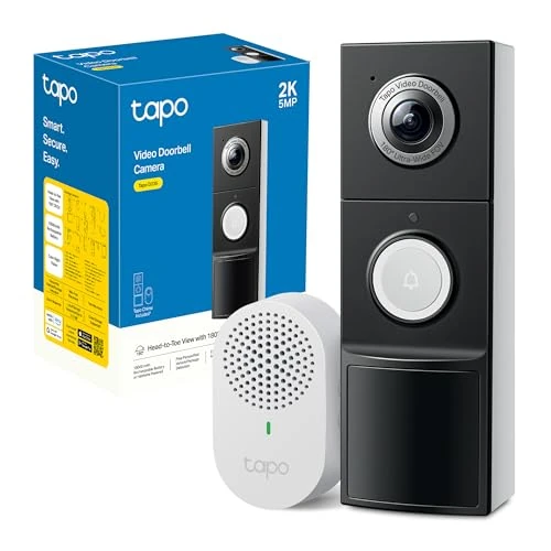 Limited-time offer: Tapo TP-Link D235 Wi-Fi Security Camera, 2K HD Resolution, 360 Degree Rotation with Tilt, Color Night Vision, Two-Way Audio, Motion Detection, IP65 Waterproof from 99.08 GBP to 96.36 GBP (save 3%)