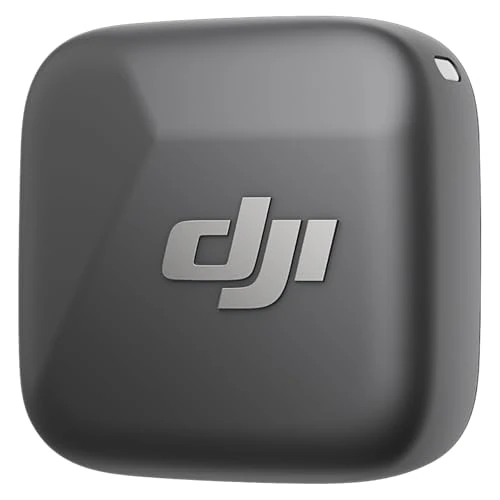 DJI Mic Mini Sender Mikrofon (Infinity Schwarz), Ultraleicht, OsmoAudio, Geräuschunterdrückung, Wireless Mikrofon für Handy/Kamera, iPhone, Android, Vlog, YouTube