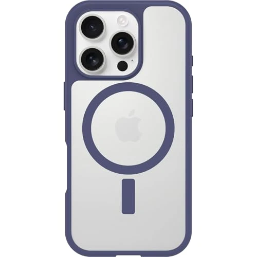 Offre limitee: Otterbox Coque React Series MagSafe pour iPhone 16 Pro, Antichoc, Anti-Chute, Ultra-Mince, Protection Fine, testé Selon Les Normes Militaires, Transparent/Mauve de 29.99 EUR a 22.49 EUR (economie 25%)