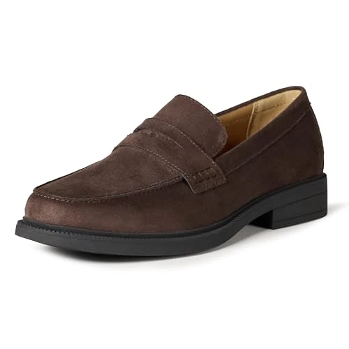 Offerta a tempo: Amazon Essentials Mocassini eleganti Uomo, Marrone Finta Scamosciato, 43 EU - 0.00% da 35.00 € a 35.00 €