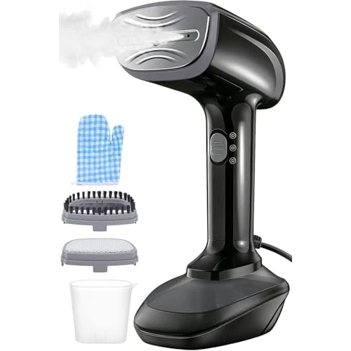 Zeitlich begrenztes Angebot: NTAYDZSW Steamer Dampfglätter für Kleidung, 1800W Handheld Dampfbügeleisen mit 300ml Wassertank, 20s Schnelles Aufheizen, Auto-Abschaltung, Tragbarer Reisebügeleisen für Zuhause und Reise von 39.99 € auf 31.99 € (20% Rabatt)