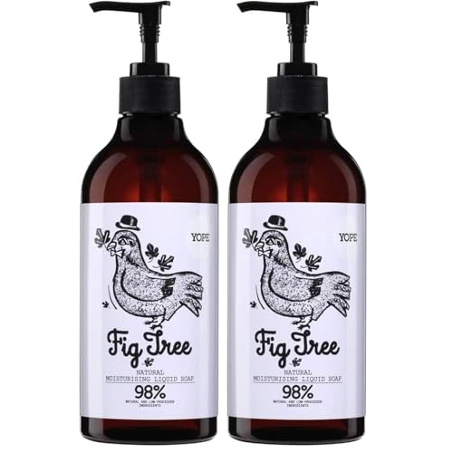 Offerta a tempo: YOPE Sapone naturale per le mani al fico 500 ml (Confezione da 2) - 26% da 15.98 € a 11.80 €
