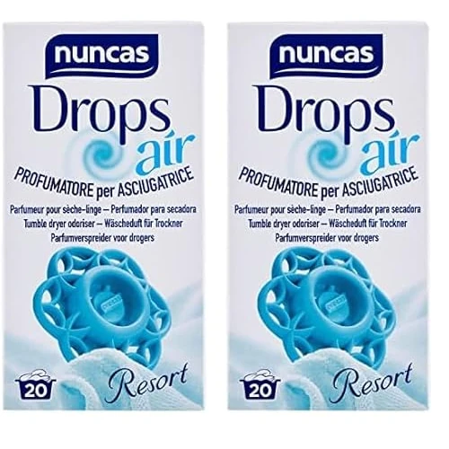 Offerta a tempo: Nuncas Drops Air Resort profumatore asciugatrice - 18g (Confezione da 2) - 13% da 15.80 € a 13.80 €