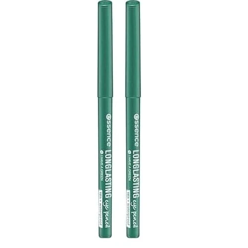 essence cosmetics LONG-LASTING eye pencil, Kajal, 18 Stunden Halt, wasserfest, Nr. 12 i have a green, grün, definierend, langanhaltend, vegan, wasserfest, Mikroplastik Partikel frei (0,28g)