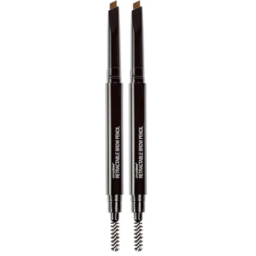 Wet n Wild - Ultimate Brow Retractable Pencil - Lápiz para Cejas Marrones - Retráctil, Ultrapreciso, con Punta de Lápiz Triangular, Pigmentado, Define Perfectamente - Medium Brown - 1 Unidad