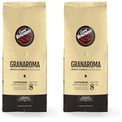 Oferta limitada: Caffé Vergnano 1882 en Granos Granaroma - 1 pack x 1 kg (Paquete de 2) de 39.80 € a 39.80 € (ahorro 0.00%)
