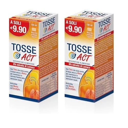 Offerta a tempo: Act Tosse Act - 150 g (Confezione da 2) - 28% da 19.80 € a 14.18 €