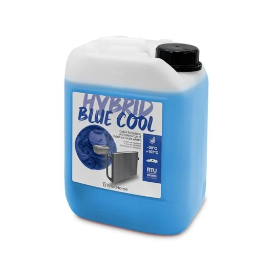 Oferta limitowana: ErrecHome Hybrid Blue Cool, Płyn do chłodnic do pojazdów elektrycznych i hybrydowych -30°C/+107°C, anti-freeze z pakietem inhibitorów OAT z fosforanami, Gotowy do użycia, 5 Litrów z 100.80 zł na 23.60 zł (oszczędź 76.59%)