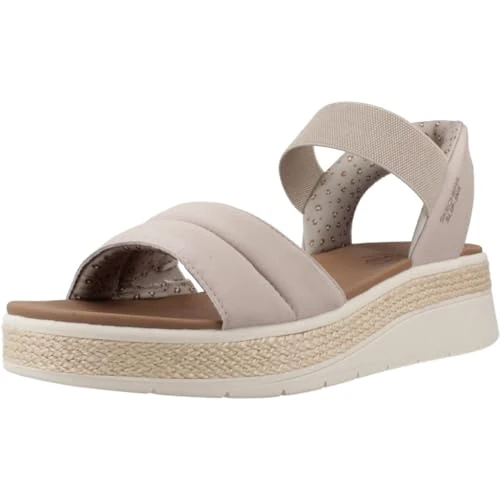 Offre limitée : Skechers Femme Bobs Sun Ray Slip-In ENTRAINEUSE, Taupe Textile, 38.5 EU de 64.95 € à 48.90 € (25% de remise)