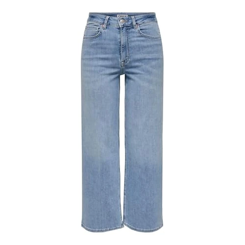 Zeitlich begrenztes Angebot: ONLY Female Jeans mit weitem Bein ONLMADISON Hohe Taille Weiter Beinschnitt Verkürzt Jeans von 49.99 € auf 49.99 € (0.00% Rabatt)