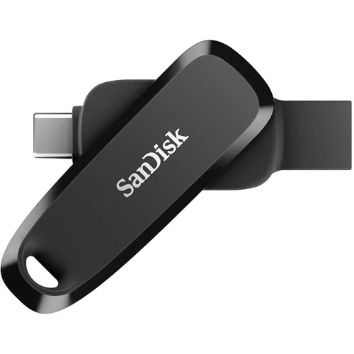 Oferta ograniczona: SanDisk Pamięć flash USB 128 GB (pamięć telefonu 2 w 1, odwracalne złącza typu C i typu A, do smartfonów, tabletów, Mac, komputerów, automatyczne tworzenie kopii zapasowych, Rescue PRO Deluxe), czarny z 77.34 EUR na 77.34 EUR (znizka 0%)